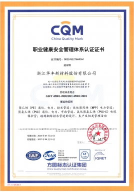 職業(yè)健康安全管理體系認(rèn)證